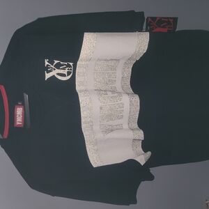 YMCMB Black and White Graphic T-Shirt